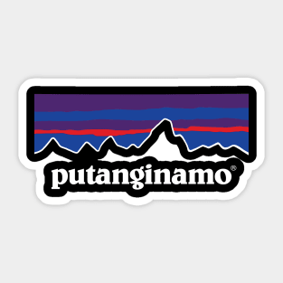 Filipino Mountain Scene Sticker